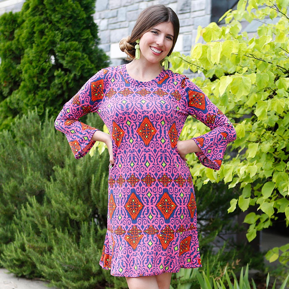 perfect zen mandy poly-knit dress