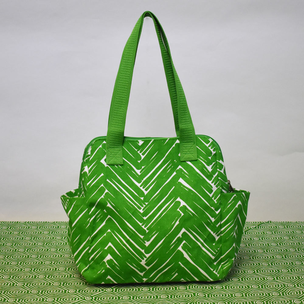 twill do green high roller tote