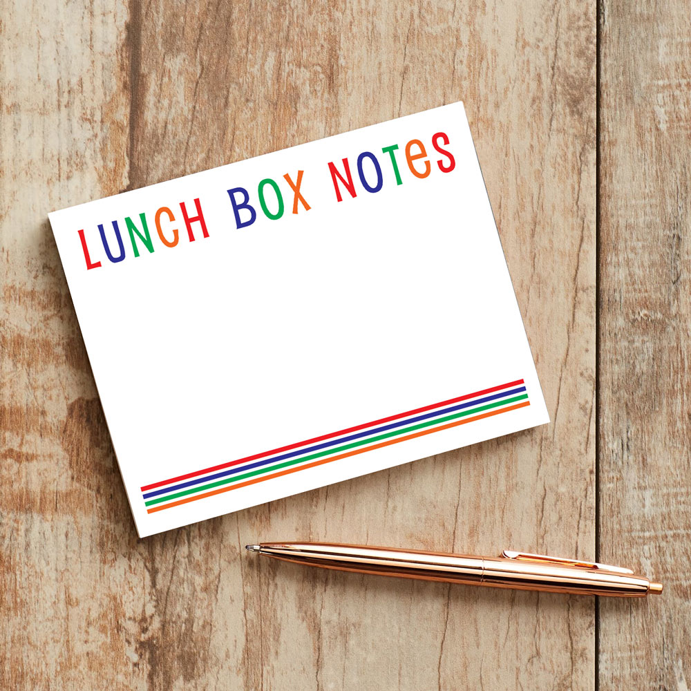 lunch box notes brights notepad