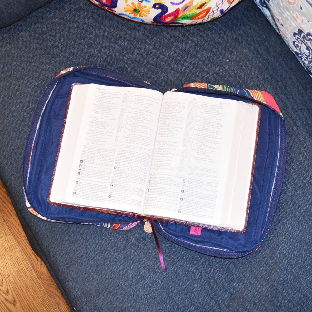 feather or not quilted bible cover
