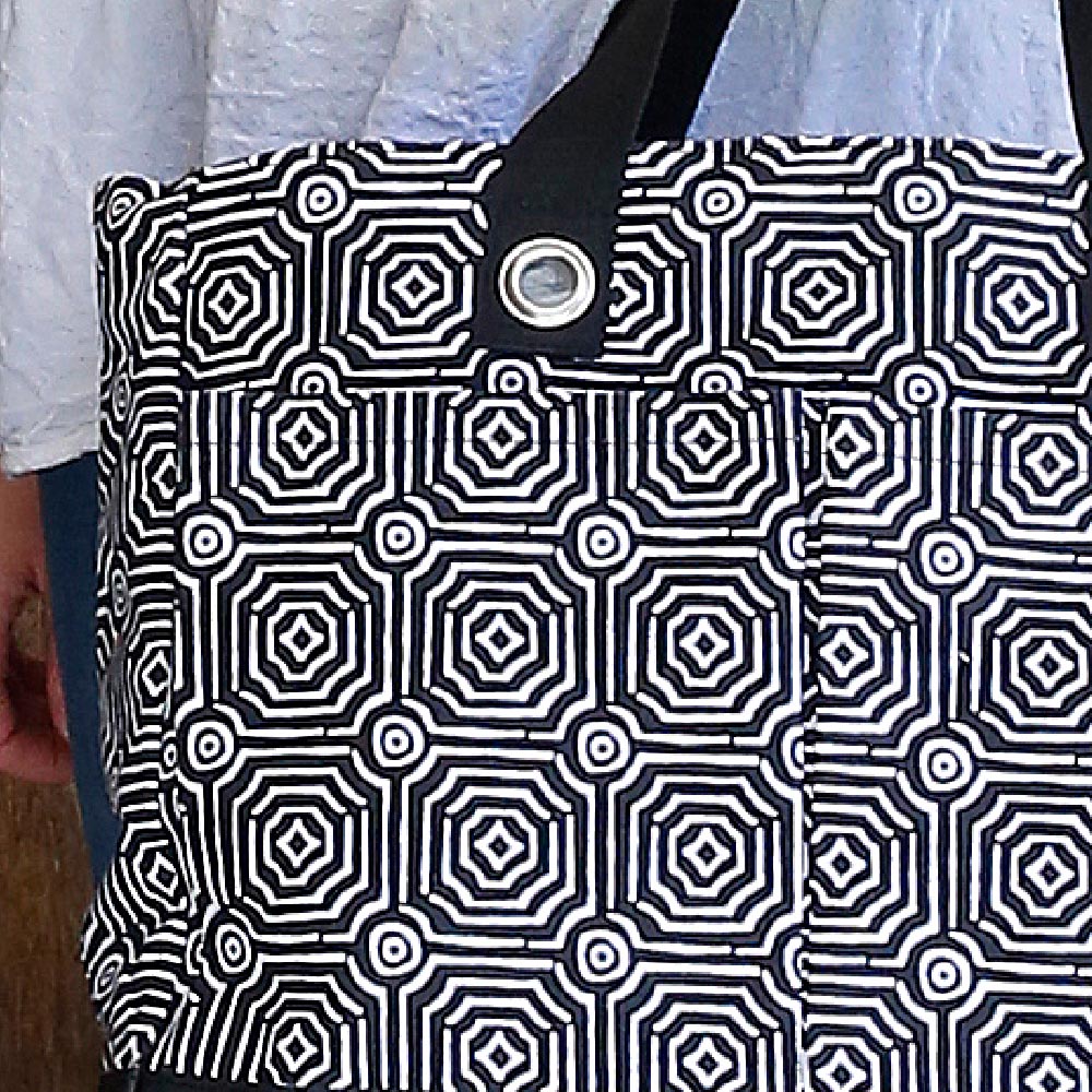 echo black toss up tote